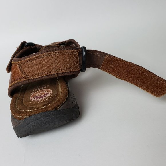 Earth Spirit Gelron 2000 Fisherman 2513067 Brown Leather Sandals, Mens Sz 8 - Picture 11 of 12